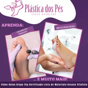 Curso de Plástica dos Pés com Certificado 👣